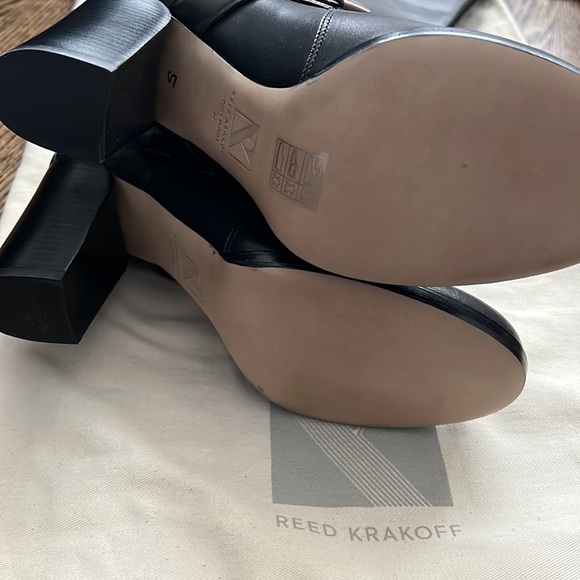 Reed krakoff black leather hight boot size 39 - Picture 3 of 6